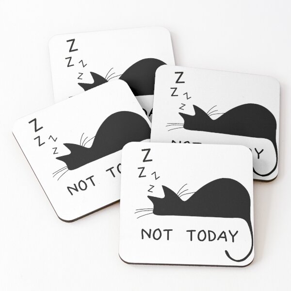 Item preview, NOPE. Not Today - Black CAT - teen design - Best gifts for lazy youth and teens designed and sold by BestStuffDepot.