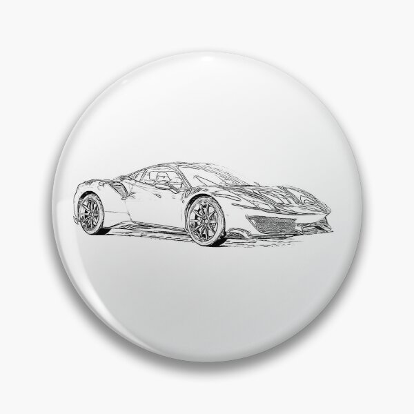 Item preview, 488 GTB Wireframe designed and sold by Auto-Prints.