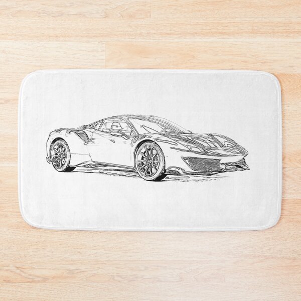 Item preview, 488 GTB Wireframe designed and sold by Auto-Prints.