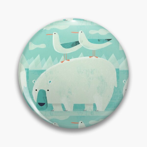 Item preview, Polar Bear with Pesky Gulls designed and sold by gklucas.