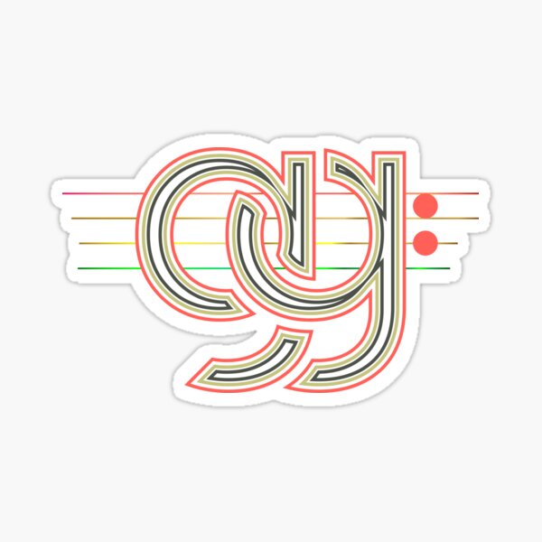 Buntes Logo Sticker