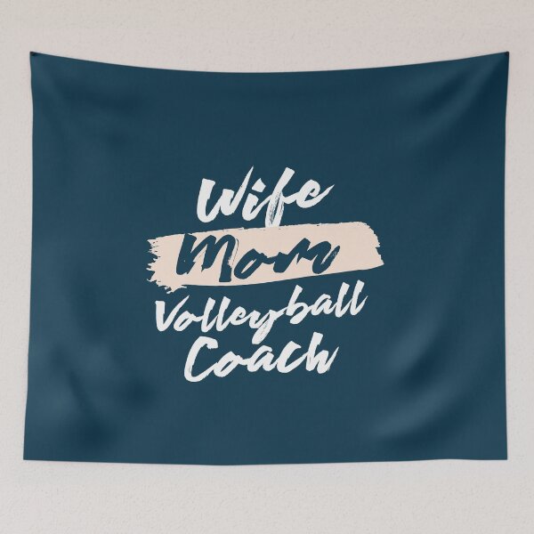 Artikelvorschau, Cute Wife Mom Volleyball Coach Gift Idea entworfen und verkauft von betternotes.