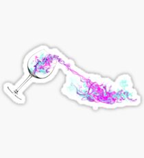Wine Splash Sticker