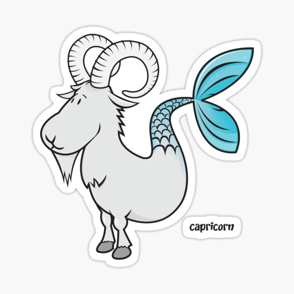 funny zodiac/capricorn Sticker