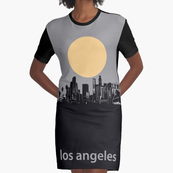 Item preview, los angeles skyline minimal designed and sold by BekimART2.
