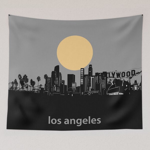 Item preview, los angeles skyline minimal designed and sold by BekimART2.