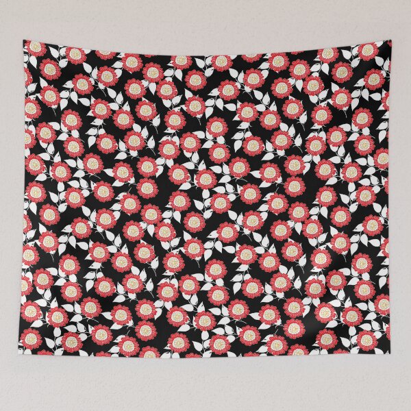 Item preview, Forest bright red flowers designed and sold by sonaadalian.