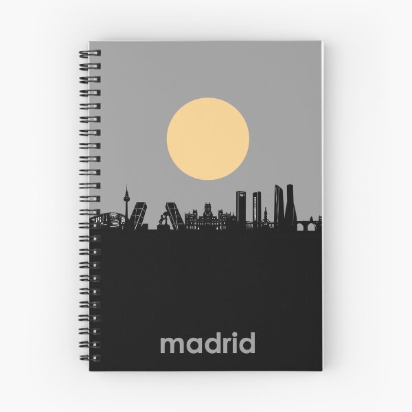 Item preview, madrid skyline minimal designed and sold by BekimART2.