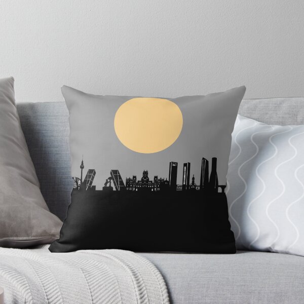 Item preview, madrid skyline minimal designed and sold by BekimART2.