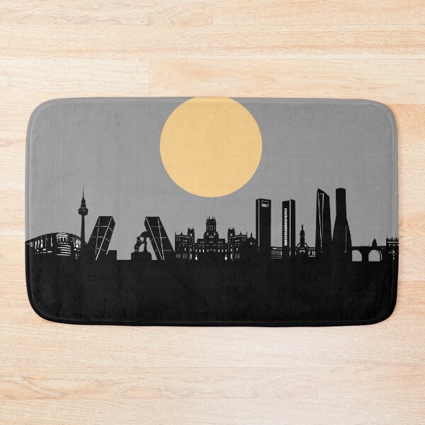 Item preview, madrid skyline minimal designed and sold by BekimART2.