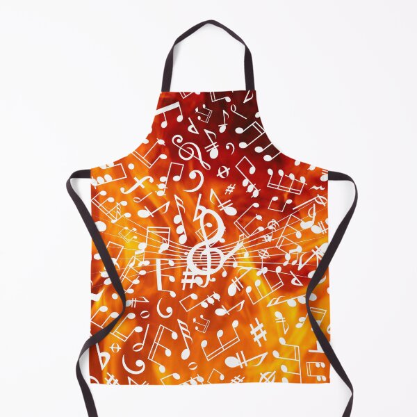 Item preview, Music Note Flames Pattern designed and sold by kyds.
