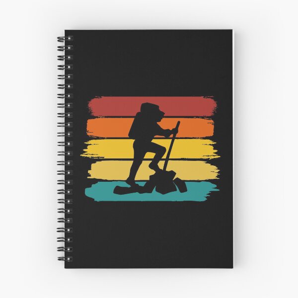 Item preview, Backpacker Hiker - Retro Brush Stripes designed and sold by HeatherPore.