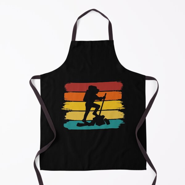 Item preview, Backpacker Hiker - Retro Brush Stripes designed and sold by HeatherPore.
