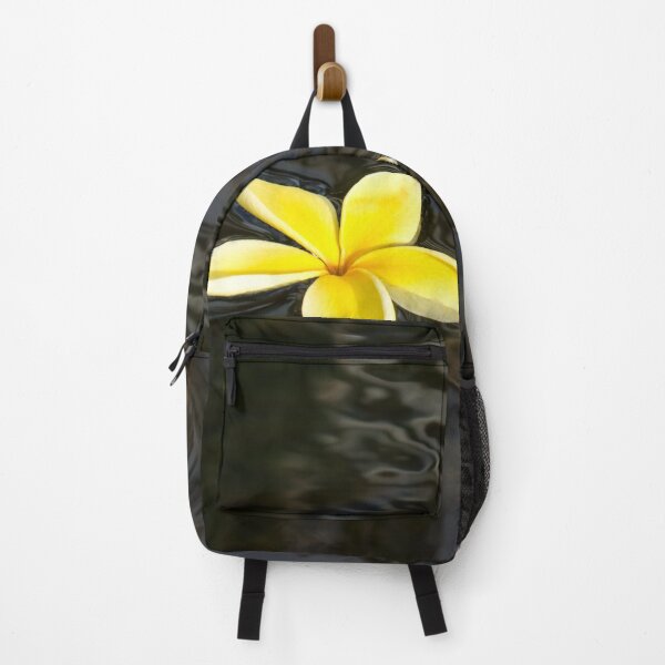 Item preview, Low Key Beauty - Golden Plumeria Blossom in Dark Waters designed and sold by Georgia Mizuleva.