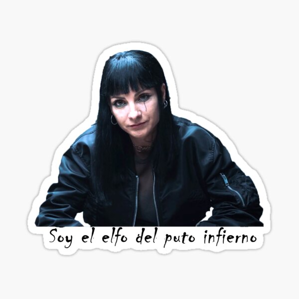 Zulema Zahir Elfo del puto infierno Pegatina