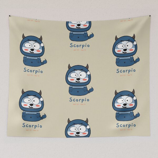 Item preview, Scorpio Astrology Sign Dog Lover designed and sold by MariusMunteanu.