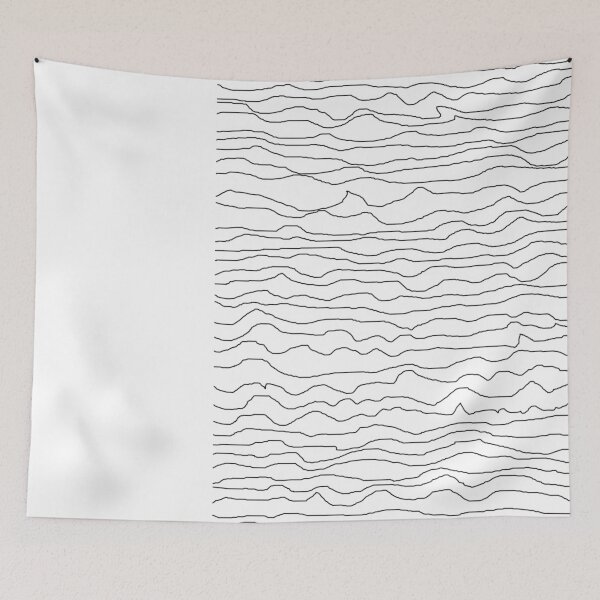 Item preview, Black Wavy Lines designed and sold by ARCHMNML.