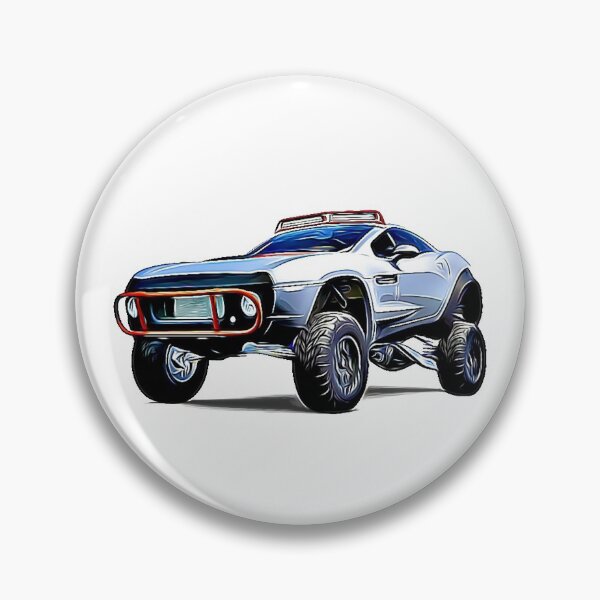 Item preview, Rally Fighter Truck Cartoon designed and sold by Auto-Prints.