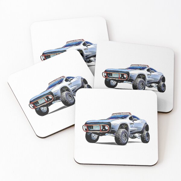 Item preview, Rally Fighter Truck Cartoon designed and sold by Auto-Prints.