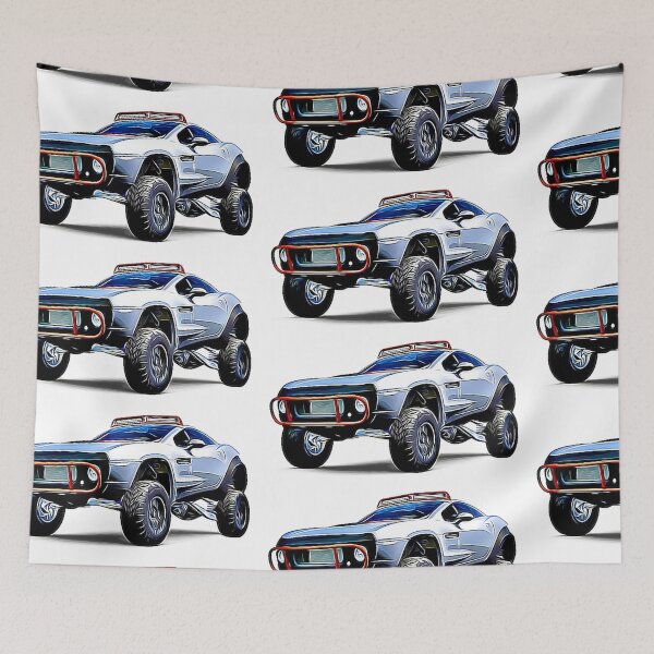 Item preview, Rally Fighter Truck Cartoon designed and sold by Auto-Prints.