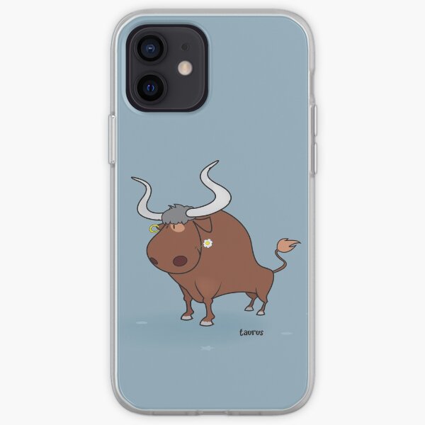 funny zodiac/taurus iPhone Soft Case