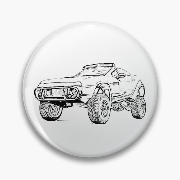 Item preview, Rally Fighter Truck Wireframe designed and sold by Auto-Prints.