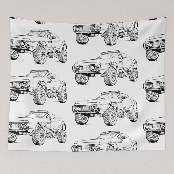 Item preview, Rally Fighter Truck Wireframe designed and sold by Auto-Prints.