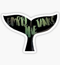 Empty the Tanks - A Pledge for Orcas Sticker