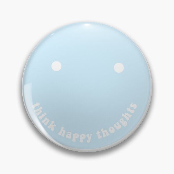 Item preview, "Think Happy Thoughts" Smiley Face designed and sold by bluesbebe.