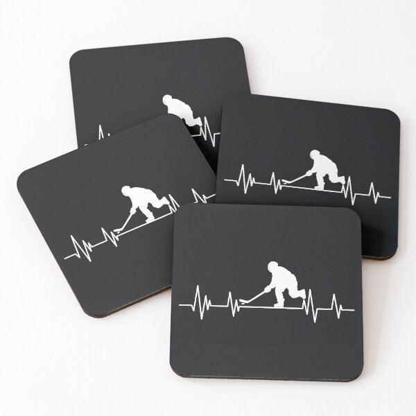 Artikelvorschau, Eishockey Herzschlag, Hockey Liebhaber Hockey Geschenk Hockey Spieler entworfen und verkauft von ELmezz.