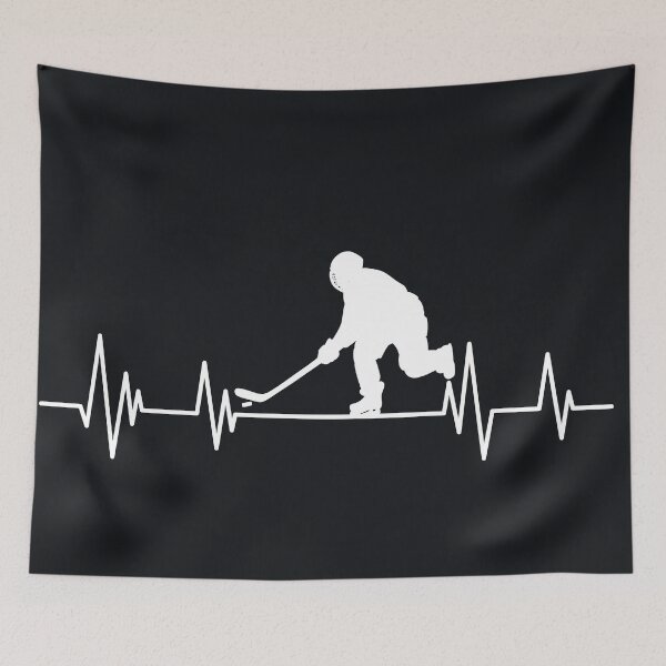 Artikelvorschau, Eishockey Herzschlag, Hockey Liebhaber Hockey Geschenk Hockey Spieler entworfen und verkauft von ELmezz.