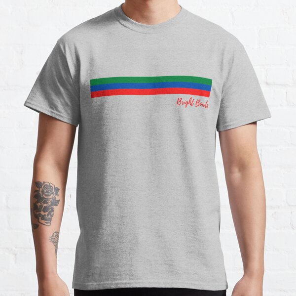 red green and blue stripes Classic T-Shirt