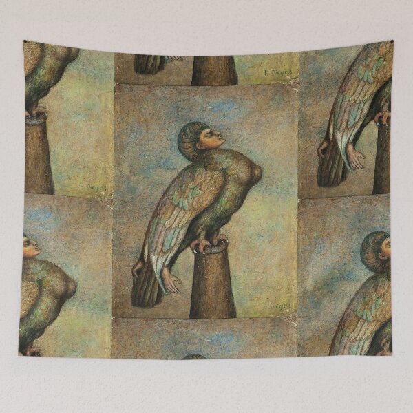 Item preview, Vampire in the form of a bird designed and sold by Vintage Designs +.