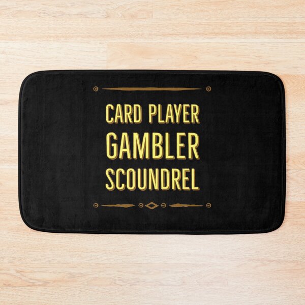 Item preview, Card player gambler scoundrel  designed and sold by QuoteableTees.