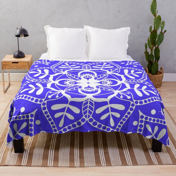 Item preview, Mandala Purple Blue bkgrd designed and sold by Orchyd.