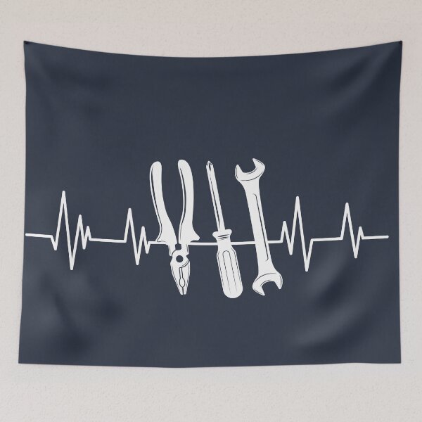 Item preview, Mechanic heartbeat lover Diesel Mechanic birthday gift Automotive  designed and sold by ELmezz.