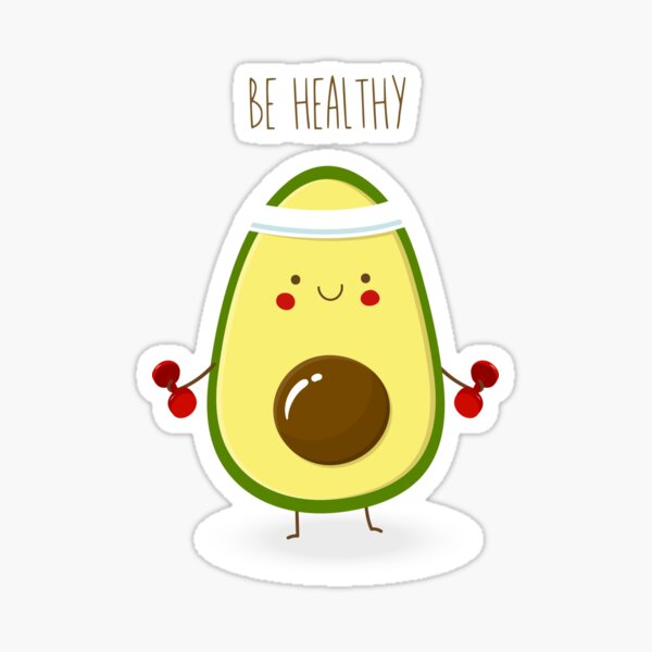 Athletic Avocado Sticker
