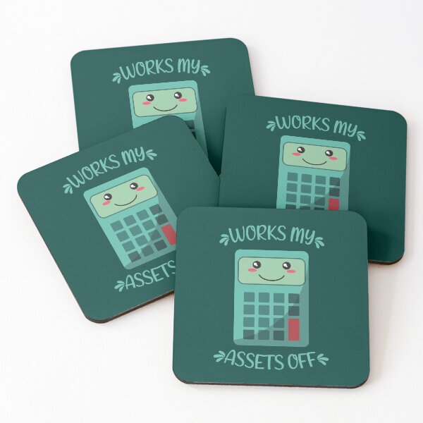 Item preview, works my assets off Kawaii calculator designed and sold by KawaiiPark.