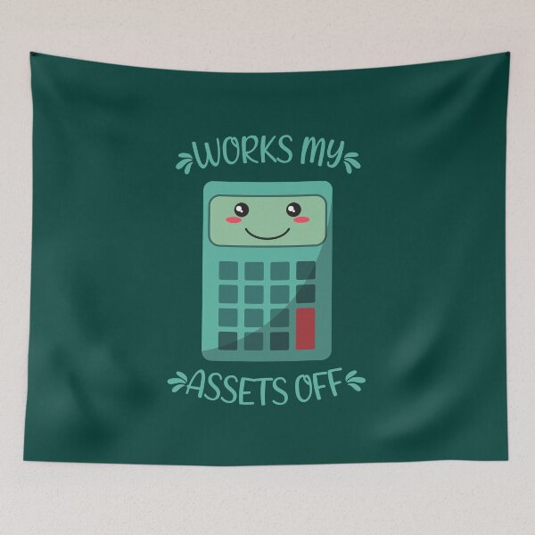Item preview, works my assets off Kawaii calculator designed and sold by KawaiiPark.