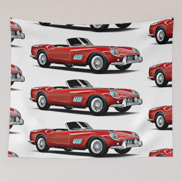 Item preview, 250 GT California Cartoon designed and sold by Auto-Prints.