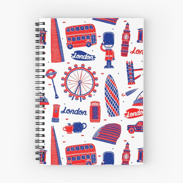 Item preview, seamless London city pattern designed and sold by RoyalPeople.