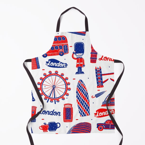 Item preview, seamless London city pattern designed and sold by RoyalPeople.