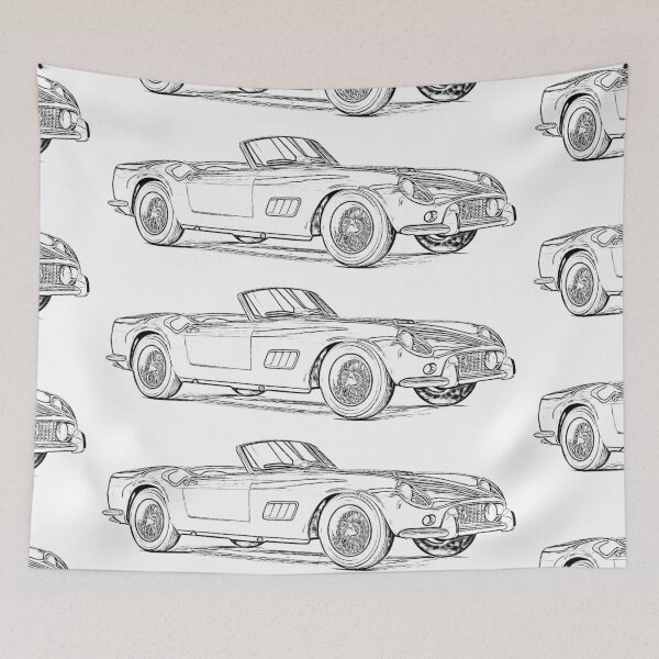 Item preview, 250 GT California Wireframe designed and sold by Auto-Prints.