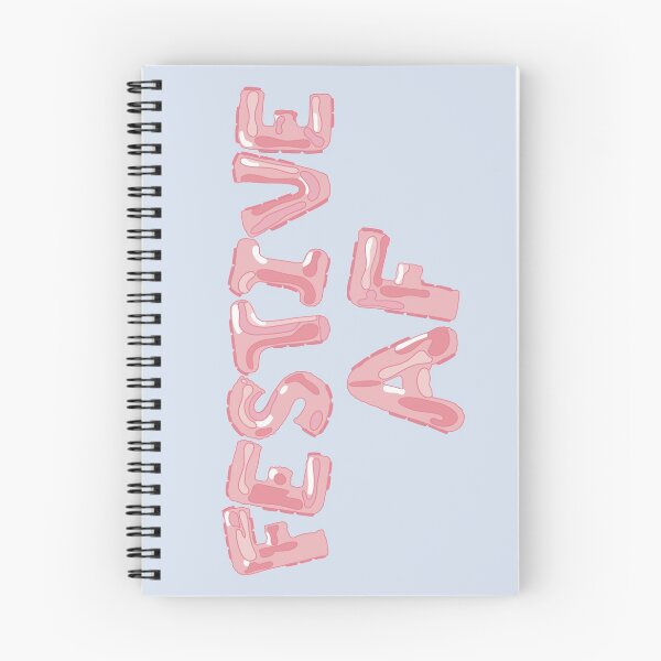 Item preview, Festive AF- in pink balloon lettering designed and sold by Tana-B.