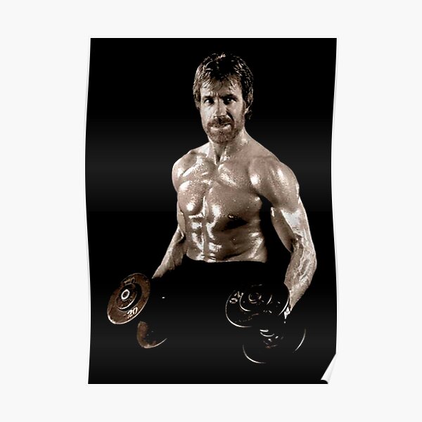 Chuck Norris Muscle Poster
