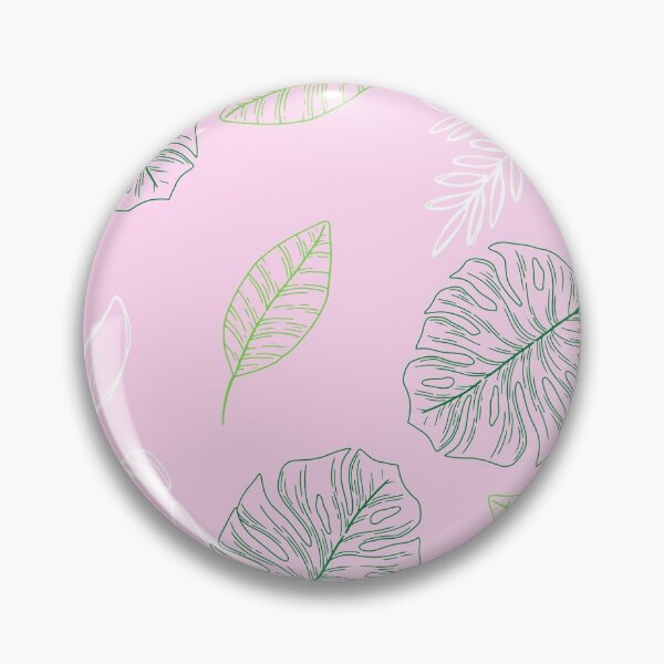 Item preview, Tropical Leaves in Pink Pastel designed and sold by kosethk.