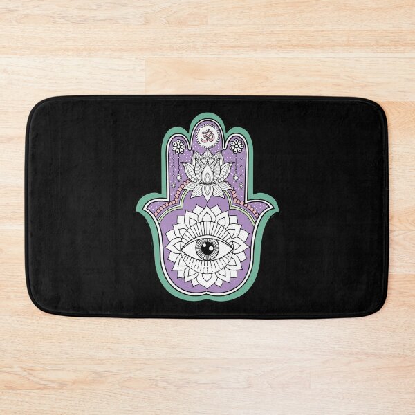 Item preview, Purple Hamsa Hand  designed and sold by SuperrSunday.