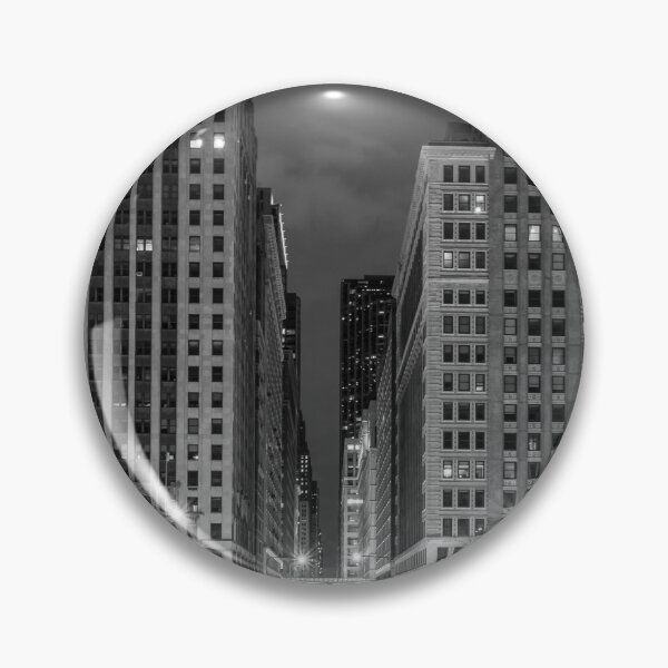 Item preview, Madison Street Night Grayscale designed and sold by mljdwhite.
