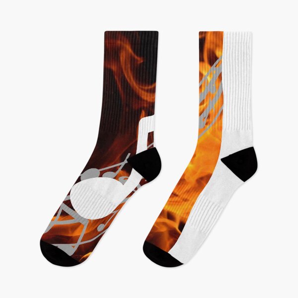 Item preview, Music Note Flames Pattern 2 designed and sold by kyds.