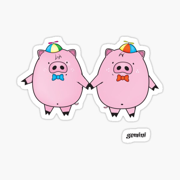 funny zodiac/gemini Sticker